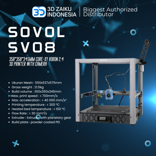 Sovol SV08 350*350*345mm Core-XY Voron 2.4 3D Printer With Camera